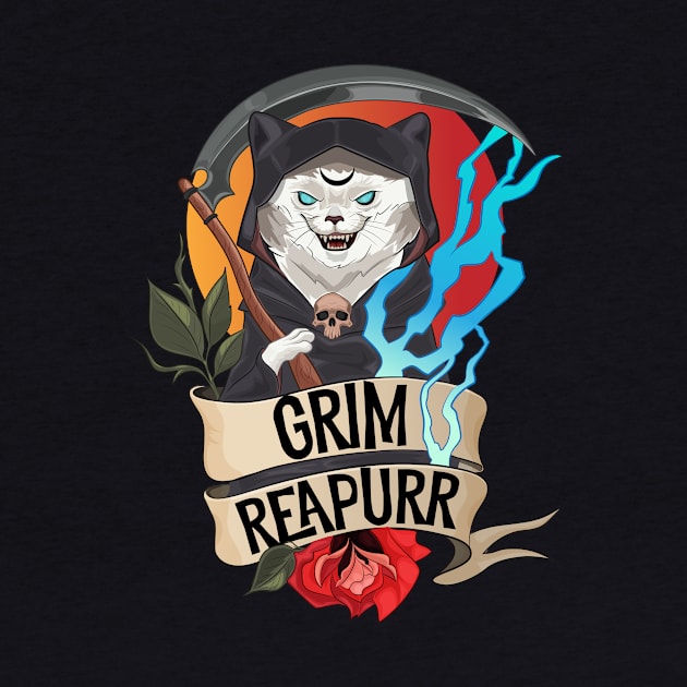 Grim Reapurr Death Kitty by Eugenex